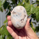 Galet agate fleur