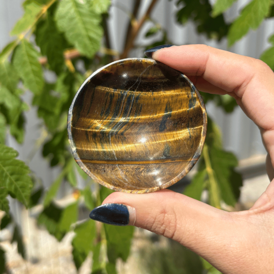 Coupelle en oeil de tigre
