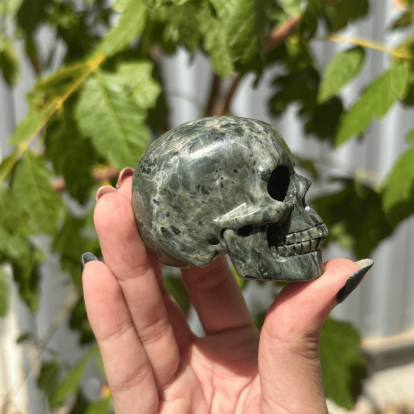Crâne jade jiulong