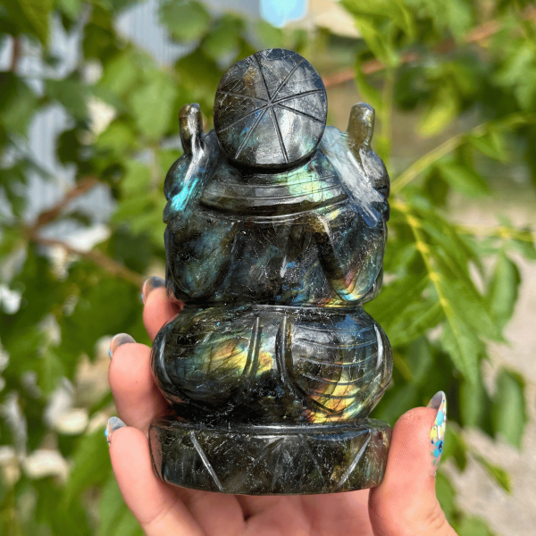 Ganesh en labradorite