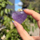 Coeur en améthyste