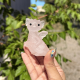 Dragon en quartz rose