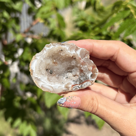 Géodhinos (agate et quartz) Brésil