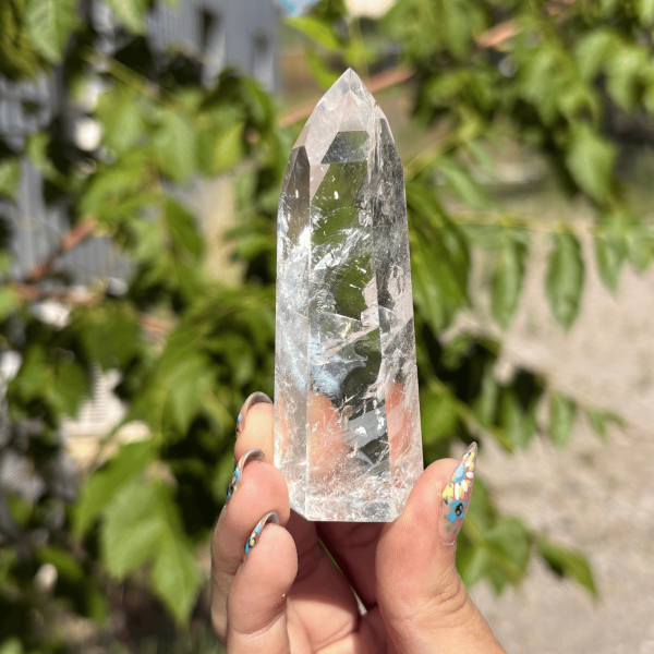 Pointe en cristal de roche