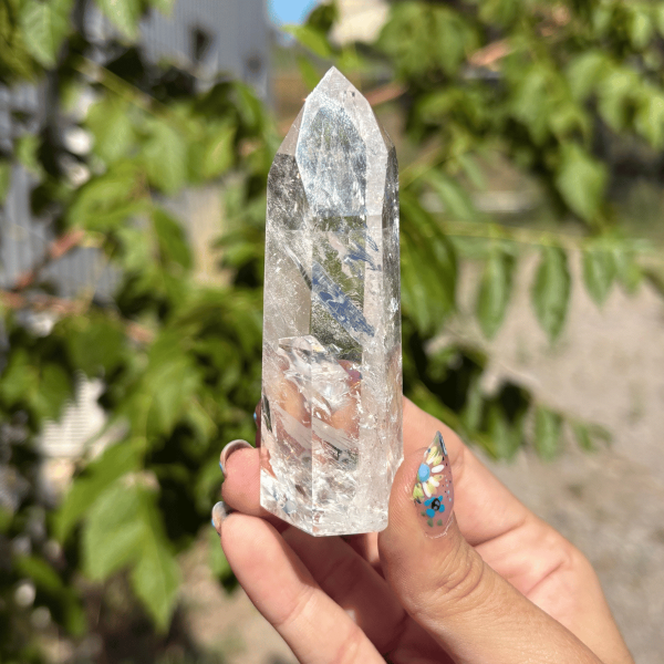 Pointe en cristal de roche