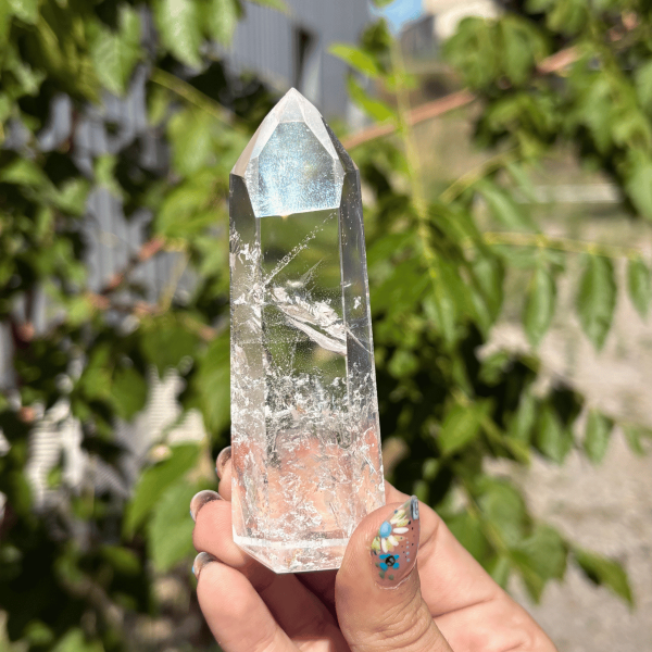 Pointe en cristal de roche