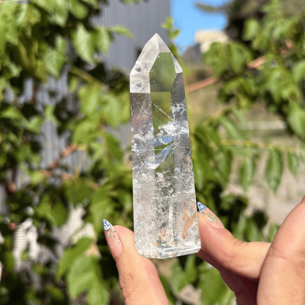 Pointe en cristal de roche