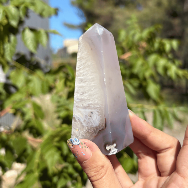 Pointe en agate
