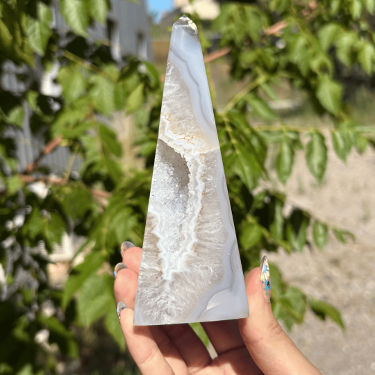 Pointe en agate