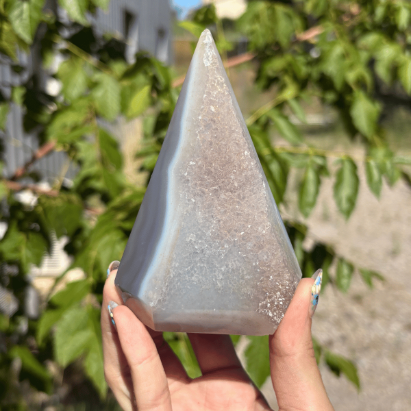 Pointe en agate