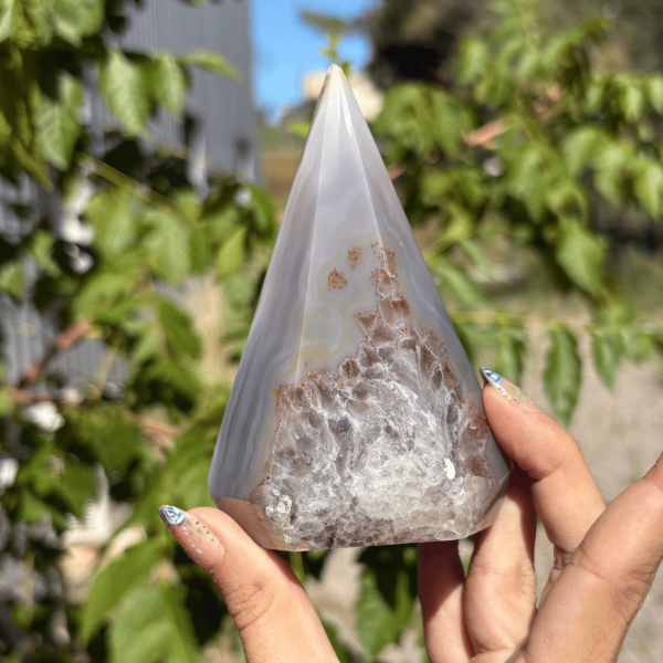 Pointe en agate
