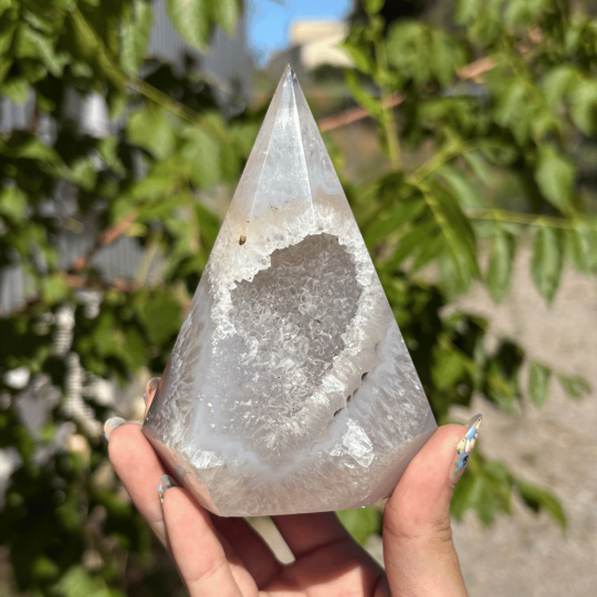 Pointe en agate