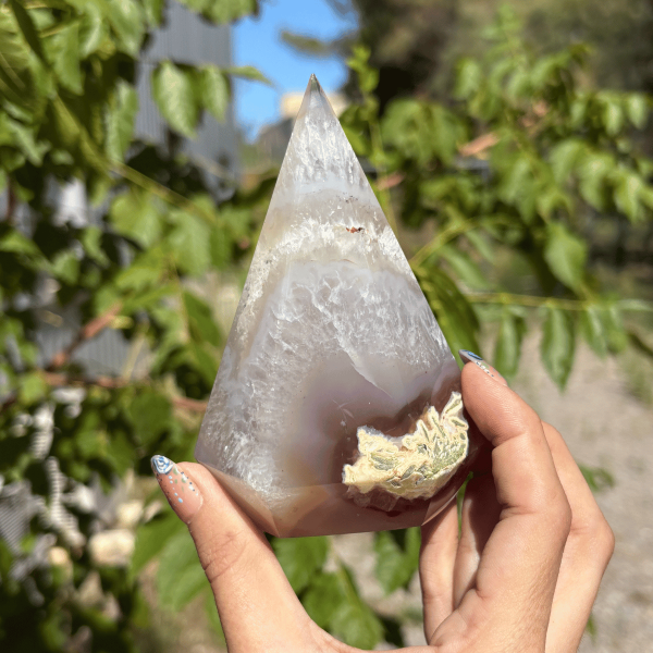 Pointe en agate
