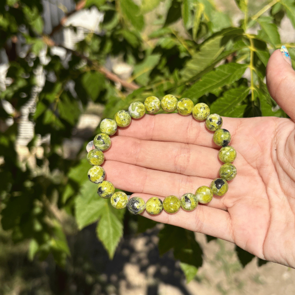 Bracelet lizardite 8 mm