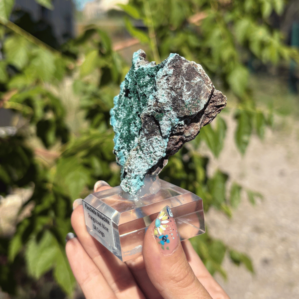 Planchéite Malachite de RD Congo