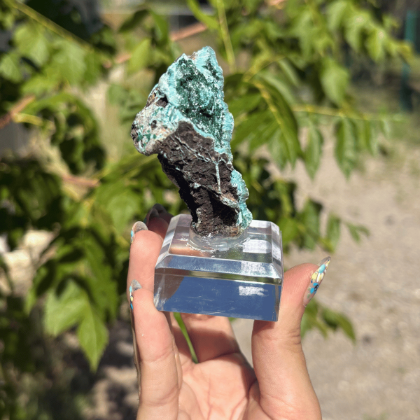 Planchéite Malachite de RD Congo