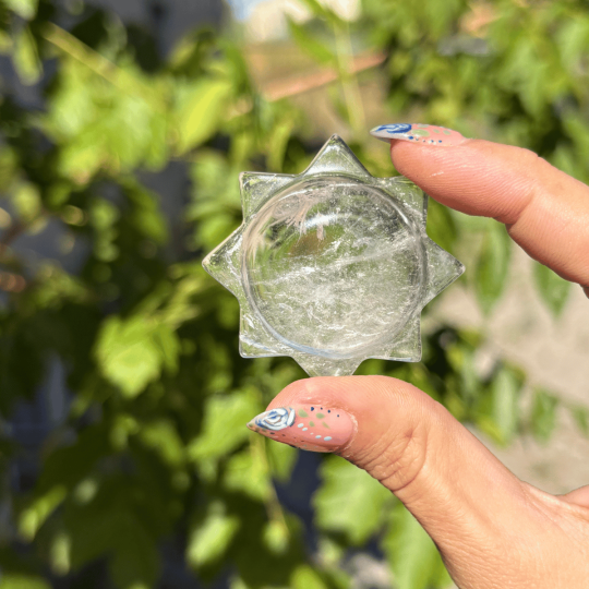 Soleil en cristal de roche
