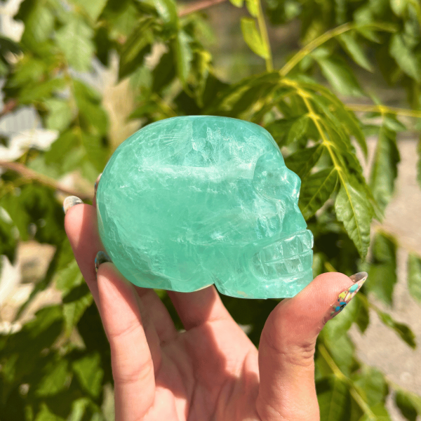 Crâne en fluorite