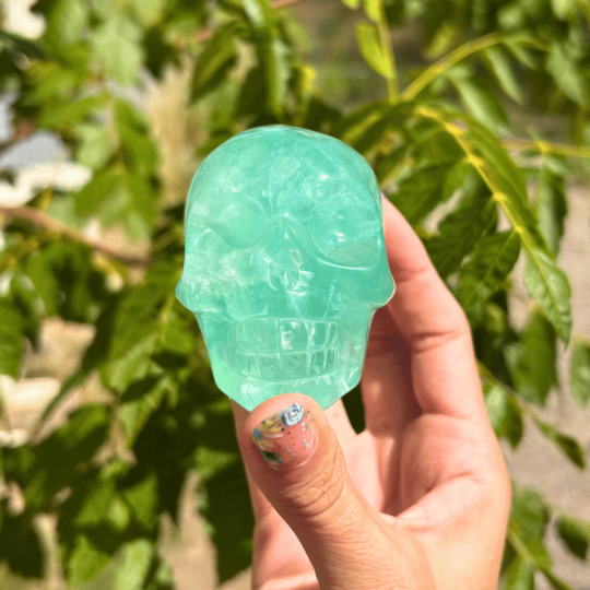 Crâne en fluorite