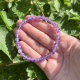 bracelet amethyste 6mm