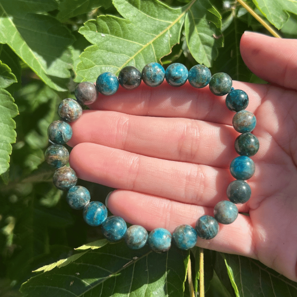 bracelet apatite 8mm