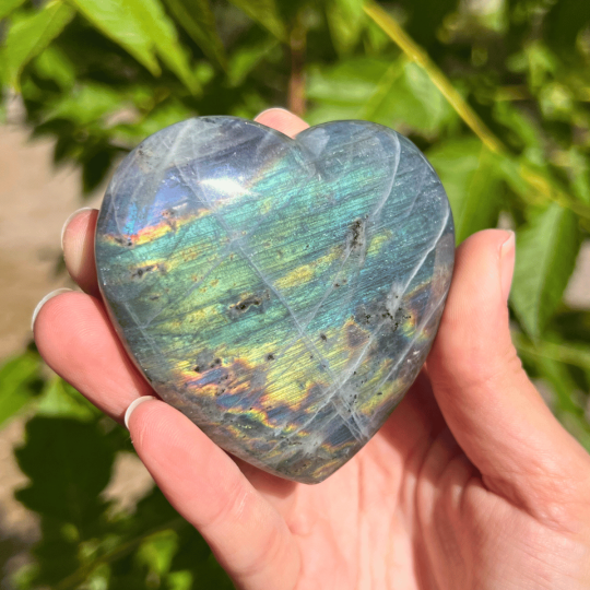 Cœur labradorite