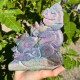 Dragon rubis cyanite et fuschite