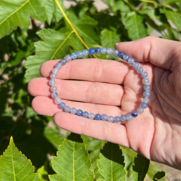 Bracelet Aventurine bleue 4mm | La Mine de l'Hérault